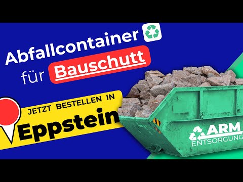 Abfallcontainer für Bauschutt | Containerdienst Eppstein