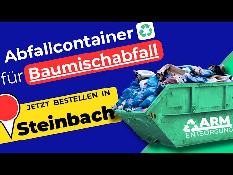 Abfallcontainer für Baumischabfall | Containerdienst Steinbach