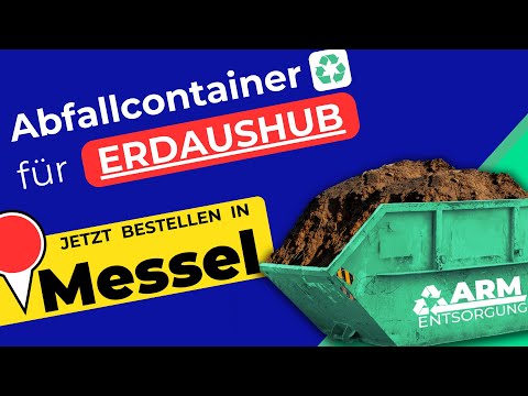 Abfallcontainer für Erde | Containerdienst Messel