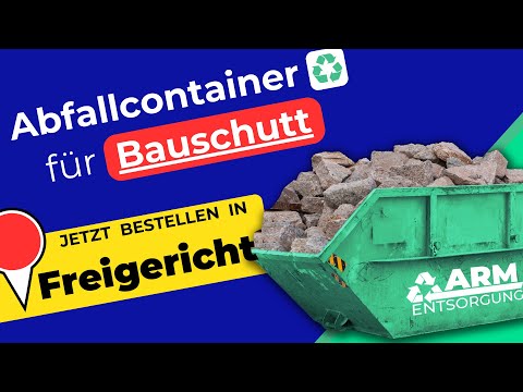Abfallcontainer für Bauschutt | Containerdienst Freigericht