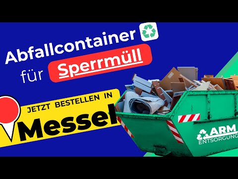 Abfallcontainer für Sperrmüll | Containerdienst Messel