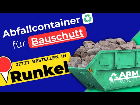 Abfallcontainer für Bauschutt | Containerdienst Runkel