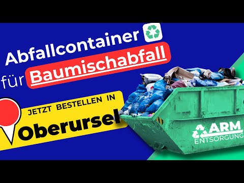Abfallcontainer für Baumischabfall | Containerdienst Oberursel
