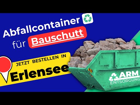 Abfallcontainer für Bauschutt | Containerdienst Erlensee