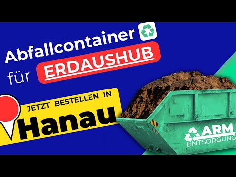 Abfallcontainer für Erde | Containerdienst Hanau