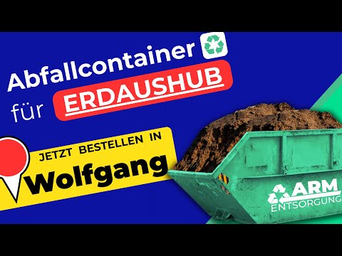 Abfallcontainer für Erde | Containerdienst Wolfgang