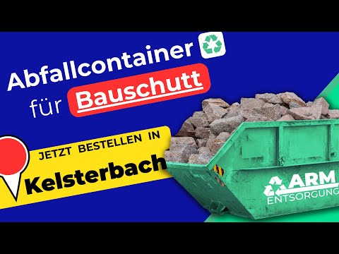 Abfallcontainer für Bauschutt | Containerdienst Kelsterbach