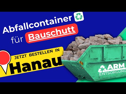 Abfallcontainer für Bauschutt | Containerdienst Hanau
