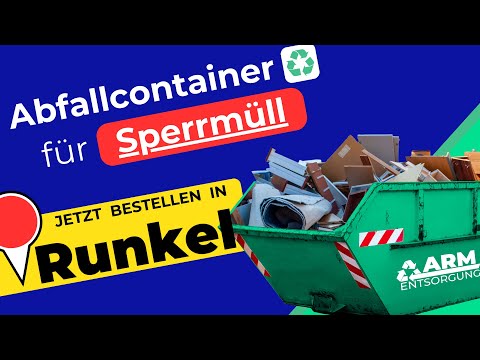 Abfallcontainer für Sperrmüll | Containerdienst Runkel