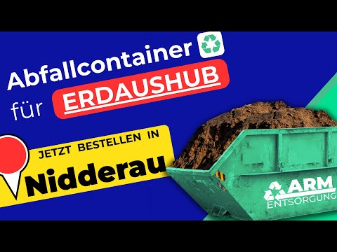 Abfallcontainer für Erde | Containerdienst Nidderau