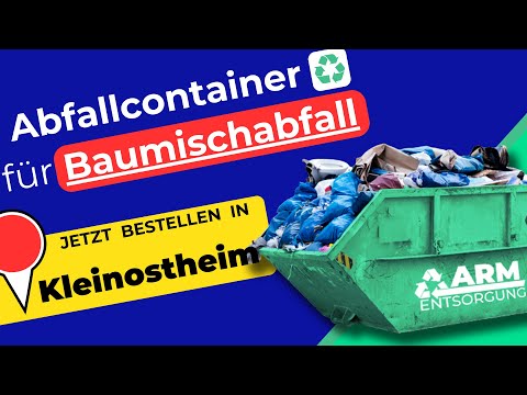 Abfallcontainer für Baumischabfall | Containerdienst Kleinostheim