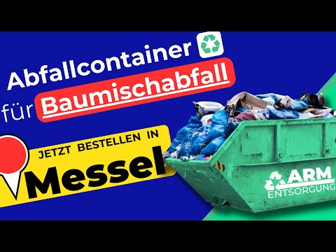 Abfallcontainer für Baumischabfall | Containerdienst Messel