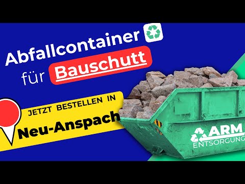 Abfallcontainer für Bauschutt | Containerdienst Neu-Anspach