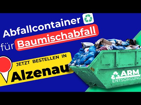 Abfallcontainer für Baumischabfall | Containerdienst Alzenau