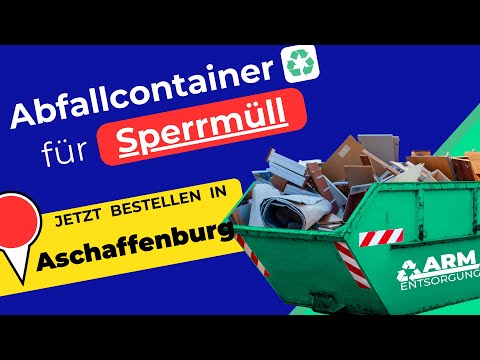 Abfallcontainer für Sperrmüll | Containerdienst Aschaffenburg