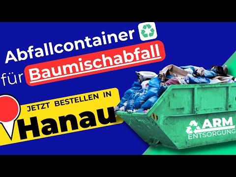 Abfallcontainer für Baumischabfall | Containerdienst Hanau