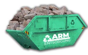 Container für Bauschutt von ARM Entsorgung Hanau