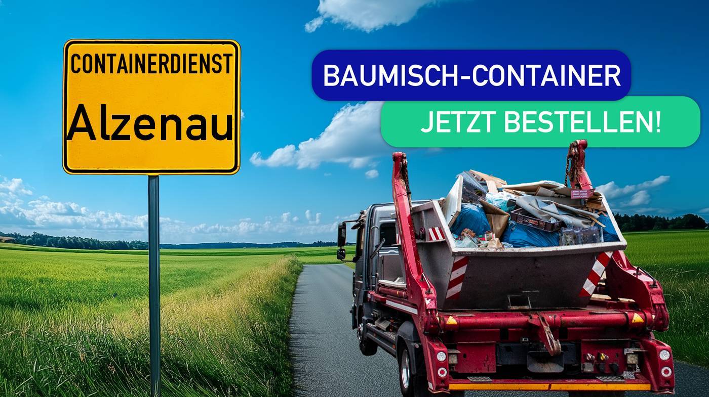 Containerdienst Alzenau holt einen Baumischabfall-Container in Alzenau ab - umweltfreundliche Entsorgung von Baumischabfall | ARM Entsorgung