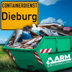 Containerdienst Dieburg holt einen Baumischabfall-Container in Dieburg ab - umweltfreundliche Entsorgung von Baumischabfall | ARM Entsorgung