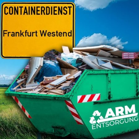 Containerdienst Frankfurt Westend holt einen Baumischabfall-Container in Frankfurt Westend ab - umweltfreundliche Entsorgung von Baumischabfall | ARM Entsorgung Containerdienst Frankfurt Westend holt einen Baumischabfall-Container in Frankfurt Westend ab - umweltfreundliche Entsorgung von Baumischabfall | ARM Entsorgung