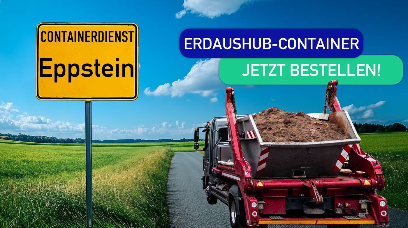 Containerdienst Eppstein holt einen Erde-Container in Eppstein ab - umweltfreundliche Entsorgung von Erde | ARM Entsorgung