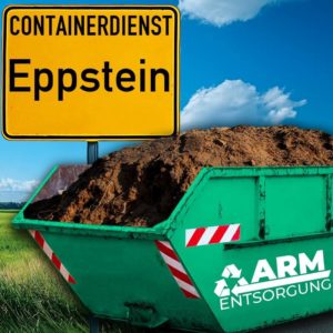 Containerdienst Eppstein holt einen Erde-Container in Eppstein ab - umweltfreundliche Entsorgung von Erde | ARM Entsorgung