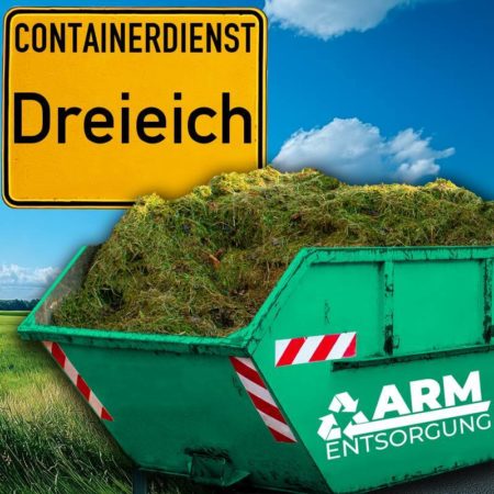 Containerdienst Dreieich holt einen Grünschnitt-Container in Dreieich ab - umweltfreundliche Entsorgung von Grünschnitt | ARM Entsorgung Containerdienst Dreieich holt einen Grünschnitt-Container in Dreieich ab - umweltfreundliche Entsorgung von Grünschnitt | ARM Entsorgung