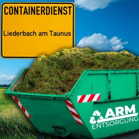 Containerdienst Liederbach am Taunus holt einen Grünschnitt-Container in Liederbach am Taunus ab - umweltfreundliche Entsorgung von Grünschnitt | ARM Entsorgung Containerdienst Liederbach am Taunus holt einen Grünschnitt-Container in Liederbach am Taunus ab - umweltfreundliche Entsorgung von Grünschnitt | ARM Entsorgung