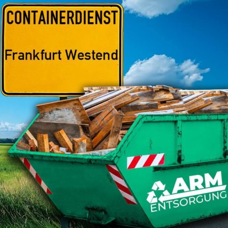 Containerdienst Frankfurt Westend holt einen Holz-Container in Frankfurt Westend ab - umweltfreundliche Entsorgung von Holz | ARM Entsorgung Containerdienst Frankfurt Westend holt einen Holz-Container in Frankfurt Westend ab - umweltfreundliche Entsorgung von Holz | ARM Entsorgung