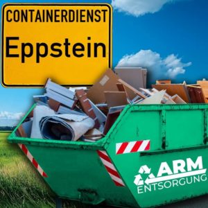 Containerdienst Eppstein holt einen Sperrmüll-Container in Eppstein ab - umweltfreundliche Entsorgung von Sperrmüll | ARM Entsorgung