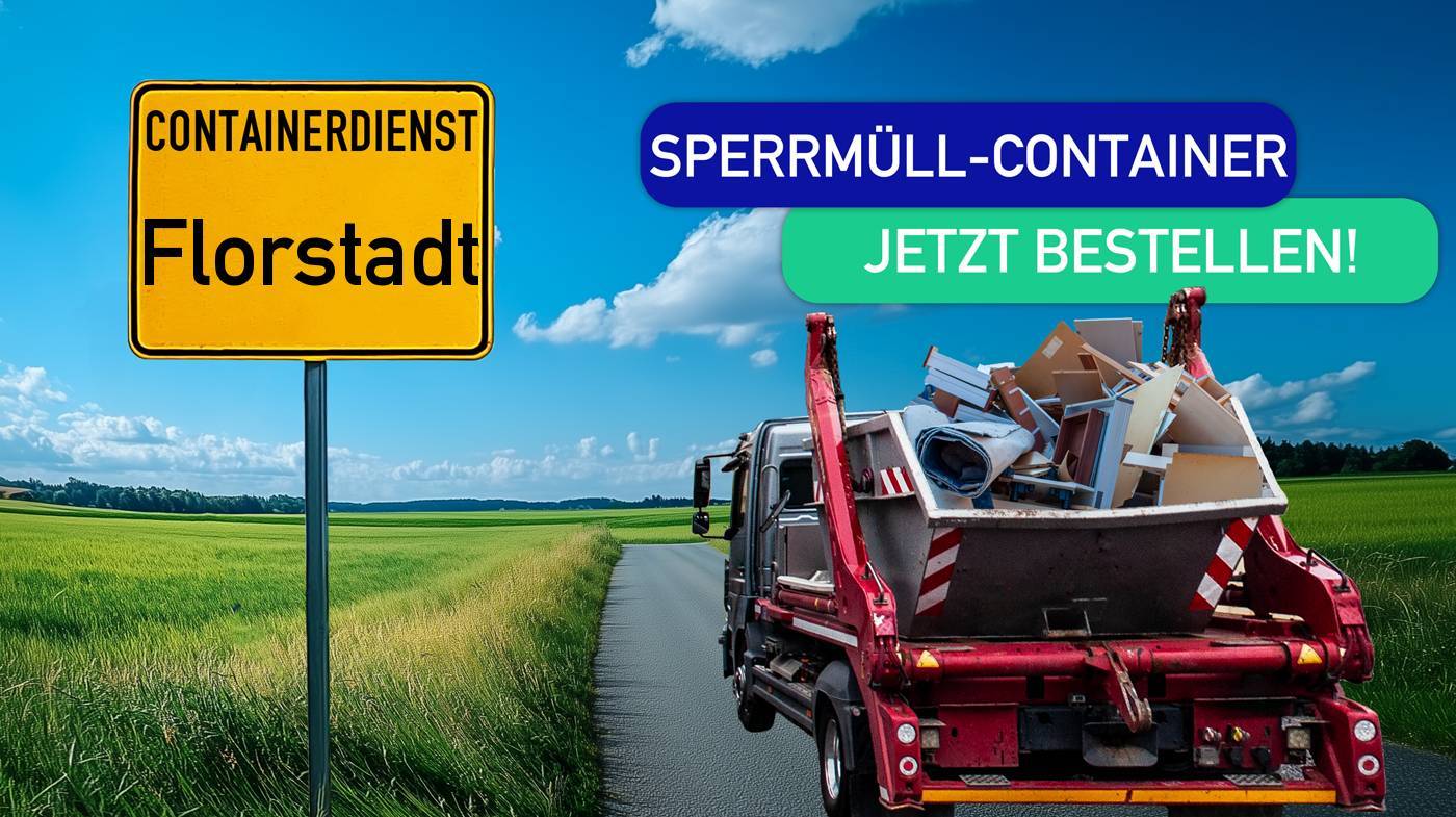 Containerdienst Florstadt holt einen Sperrmüll-Container in Florstadt ab - umweltfreundliche Entsorgung von Sperrmüll | ARM Entsorgung