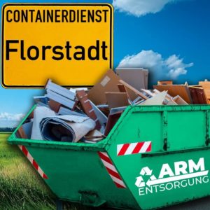Containerdienst Florstadt holt einen Sperrmüll-Container in Florstadt ab - umweltfreundliche Entsorgung von Sperrmüll | ARM Entsorgung