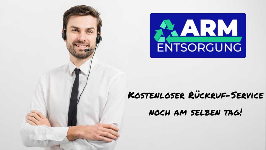 Kostenloser Rückruf-Service von ARM Entsorgung Hanau