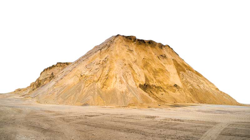 Sand Schüttgut-Lieferung von ARM Entsorgung Hanau